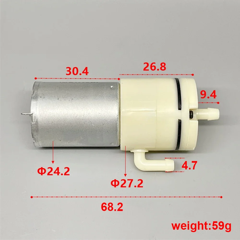 KOGE DC 12V KPM27L 370 Air Pump Vacuum Pump Mini Inflation Pump 10Kpa Negative Pressure Pump 2.0L/min Small Oxygen Pump