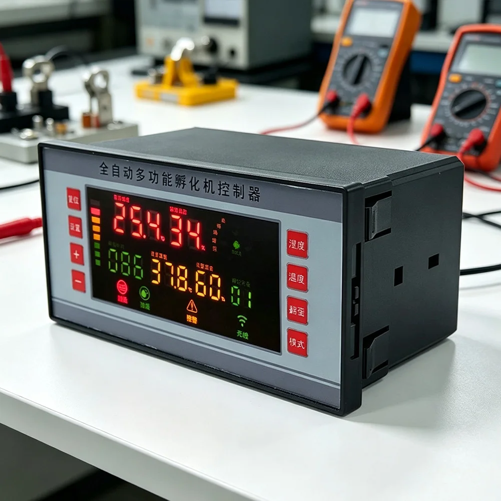 XM-18S Programmable Incubator Controller with Factory Set Defaults for Egg Turn Interval 90 Minutes and Air Exchange 120 Minutes