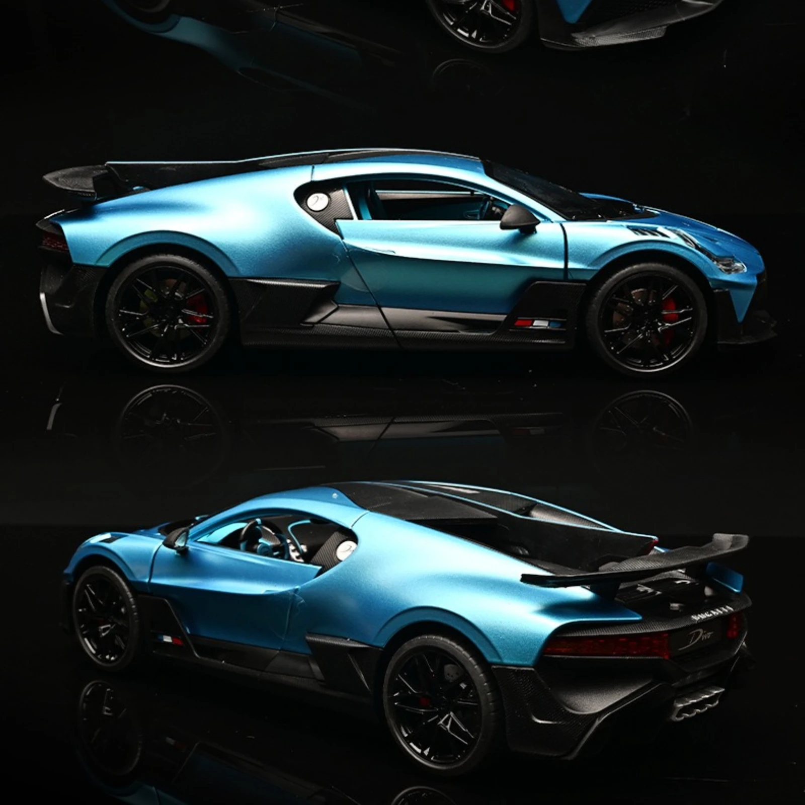 1:18 Divo Model Speelgoed Supercars Legering Diecast Miniatuur Sportwagens Deuren Geopend Pull Back voor Kinderen Geschenken