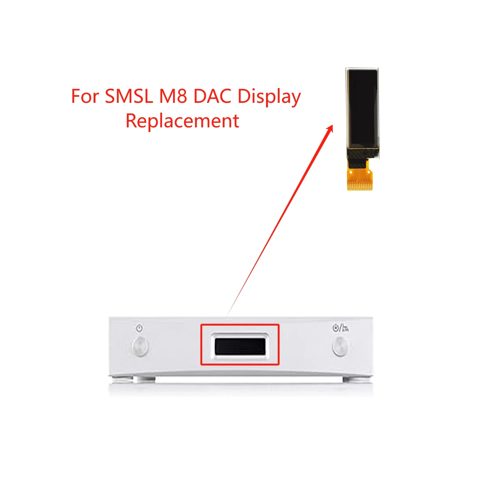 New Original Oled LCD display for SMSL M8 DAC Screen Replacement