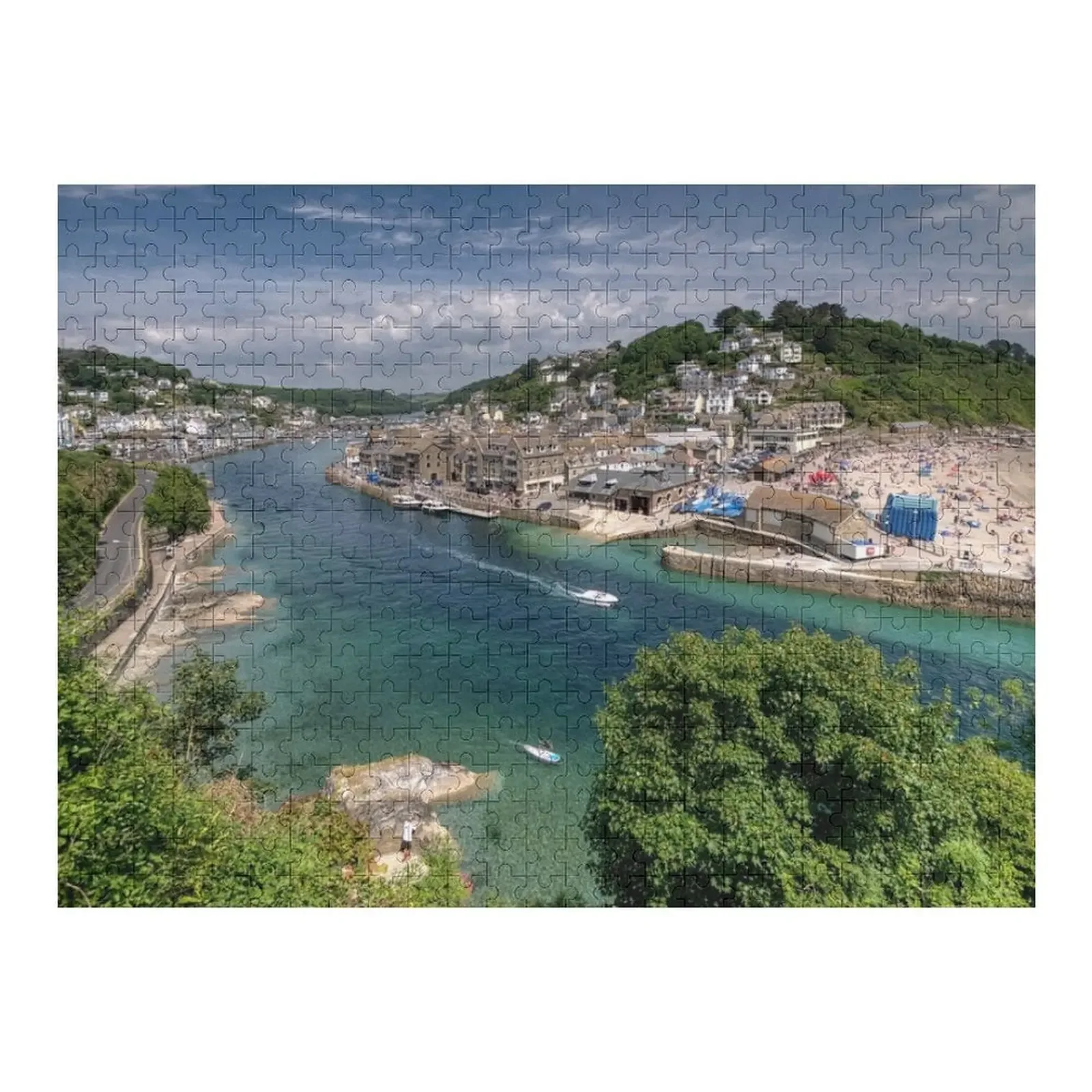 

Красивый день на реке, головоломка Looe, деревянная фотография, персонализированное деревянное имя на заказ, персонализированный подарок ребенку, головоломка
