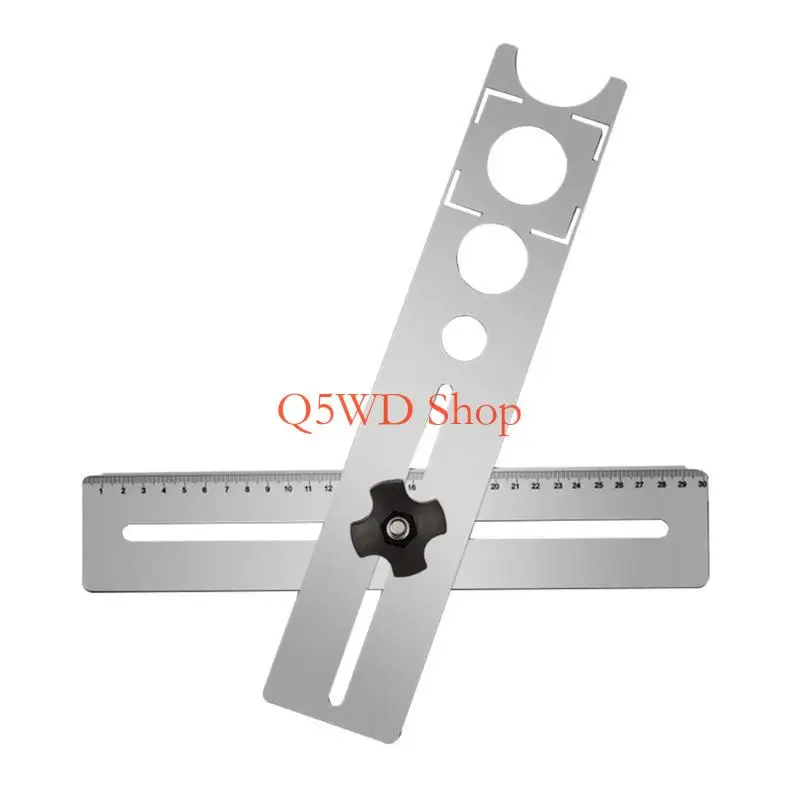 Q5WD Alloy Tile & Glass Hole Locator with Antislip Base Builtin Water Cooling System