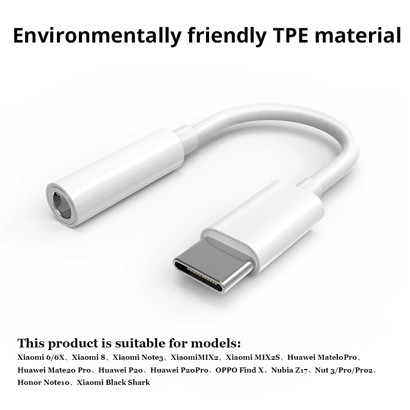 

Type C Headset Adapter Digital Audio Two in One to Adapter Cable Live Call in Stock