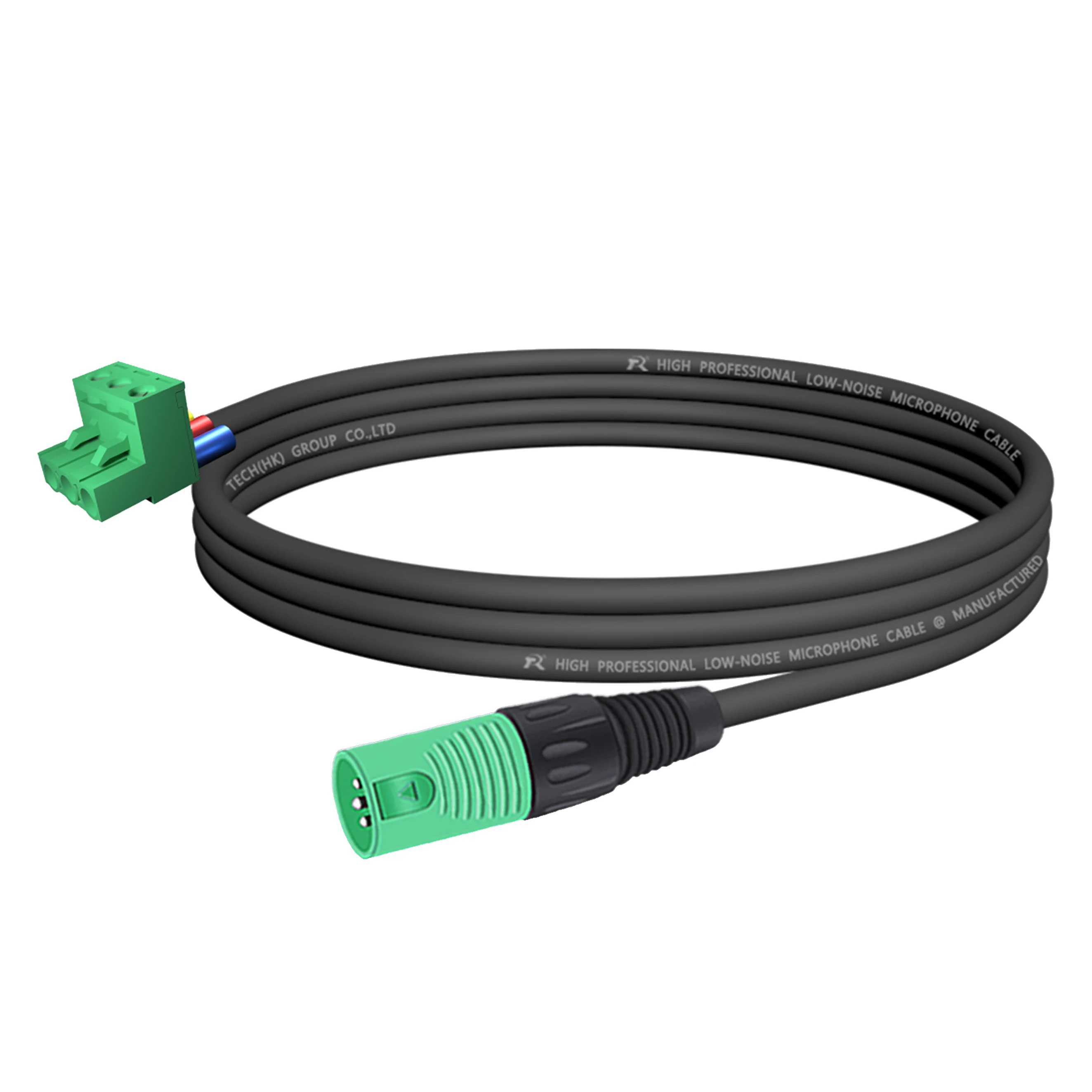 Lautsprechersystem, Bühnen-Soundverkabelung, Professionelle PCB-Montage Audioanschluss, 5,08mm 3-Pin Phoenix Terminal zu Geradem 3P XLR M/F Stecker – Detail 10