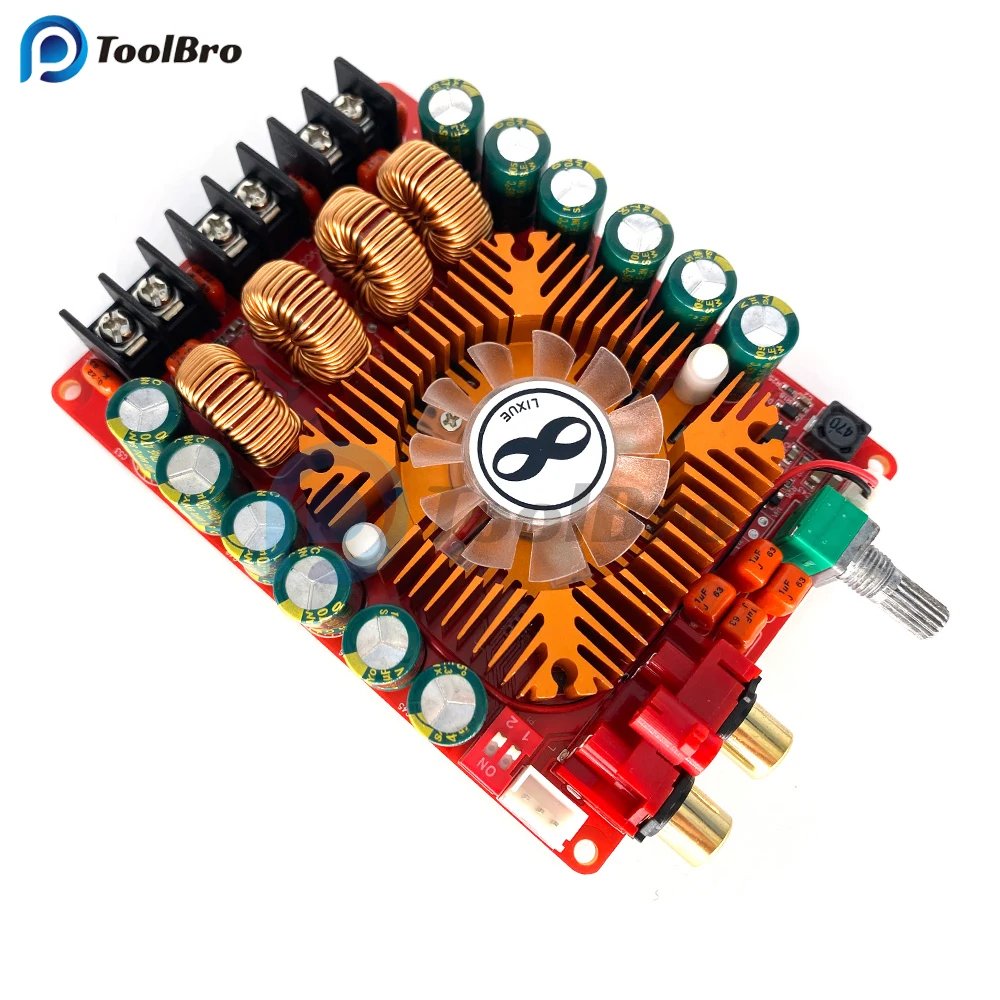 TDA7498E Power Amplifier Board DC 15-36V 160W+160W Dual Channel Sound Amp Support BTL 220W Mono Channel for Speaker Subwoofer