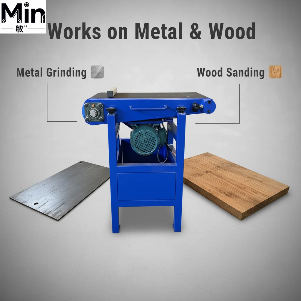 Speed Adjustable Compact Metal Surface Polishing Machine for Electronic Components Finishing