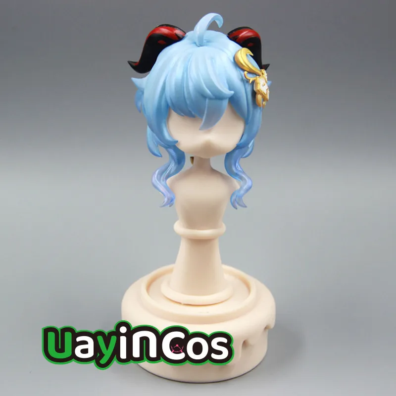 

Genshin Impact Ganyu ручной работы OB11 OB22 GSC оболочка для волос съемный парик для волос лицевые панели аксессуары для кукол BJD игры аниме игрушки для детей G