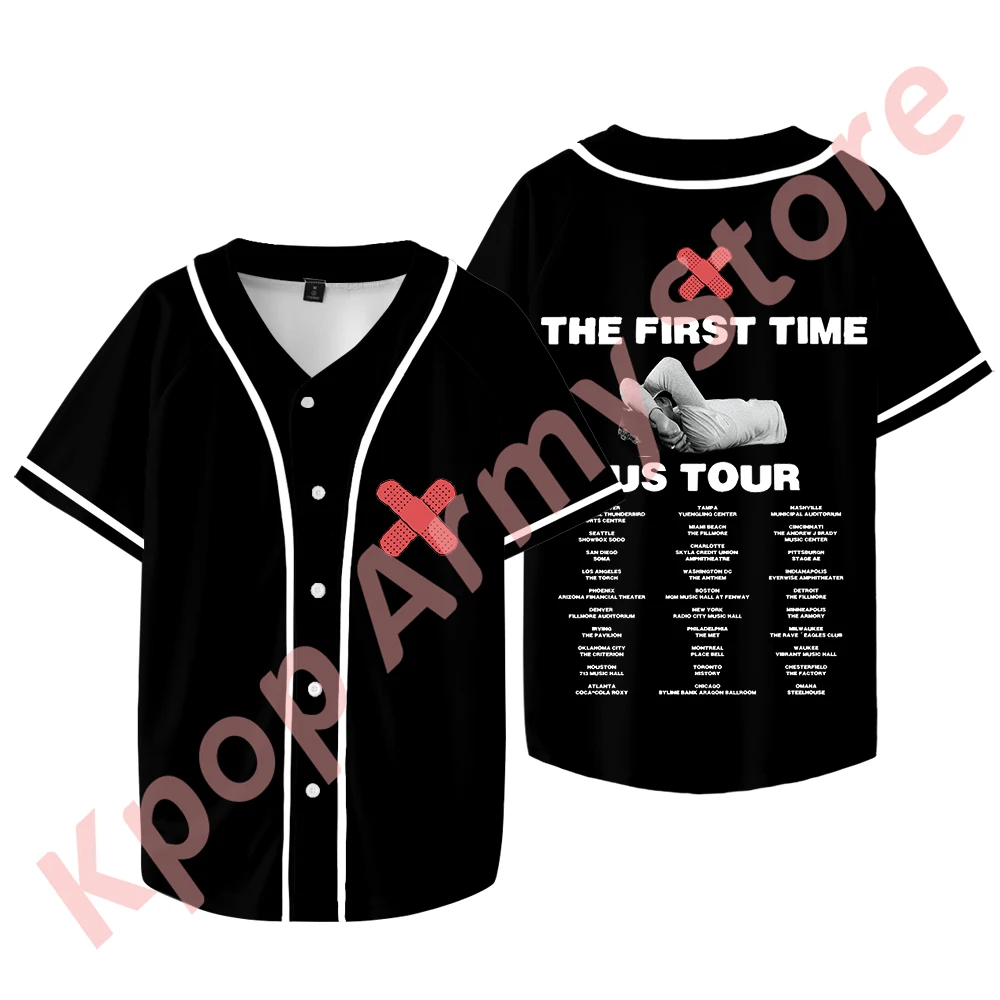 The Kid Laroi The First Time 2024 Tour Merch Baseball Jacket T-Shirts Unisex Fashion Casual Short Sleeve Tee