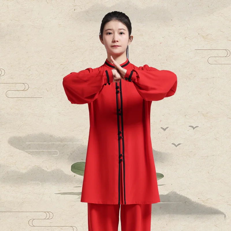 

Kun Master Multicolor Kung Fu Uniform Martial Arts Tai Chi Clothing Medium Length Style Unisex Chinese Traditional Clothes