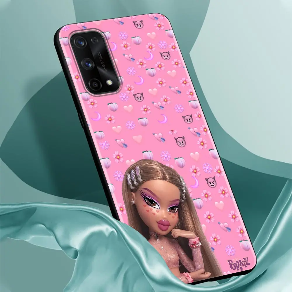 Cartoon Fashion Bratz Doll For Cover Realme GT Master Neo 2 3 GT2 Pro GT 5G Case Realme C35 C21Y C25 C33 C11 C12 Soft TPU Fundas