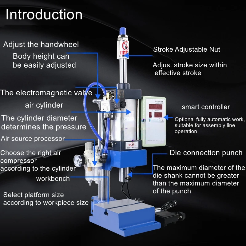 Small   press punching bed air    pressure    riveting   machine plaster machine punching machine forming  gas beer