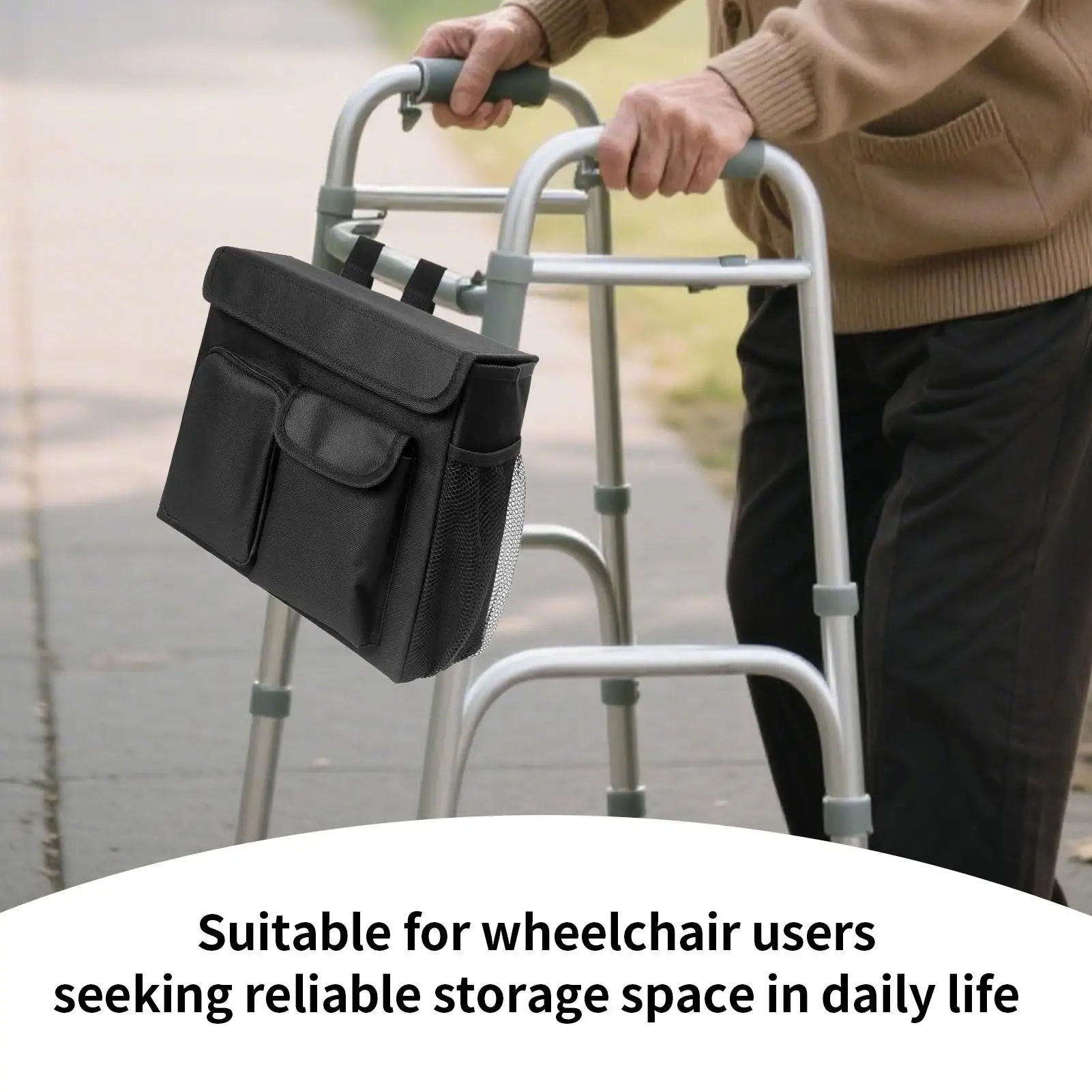 

E Scooter Bag Laptop Phone Organizer Shock-Resistant Scooter Bottle Holder For Mountain Biking Wheelchair Bike Touring Beach