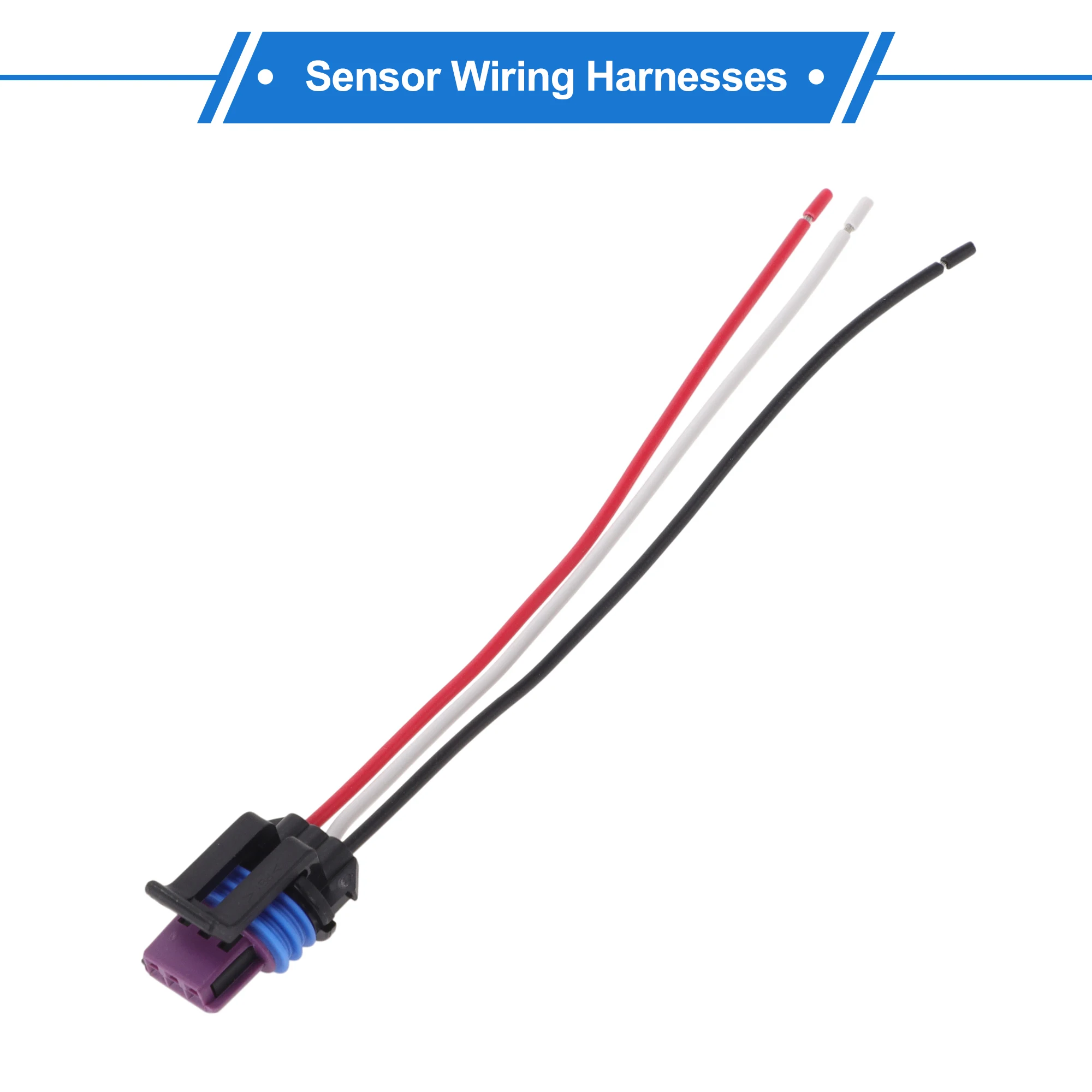 UXCELL 3 Pin Sensor Wiring Harnesses Speed Sensor Harness for Chevrolet Malibu 2008-2012 No.15491547