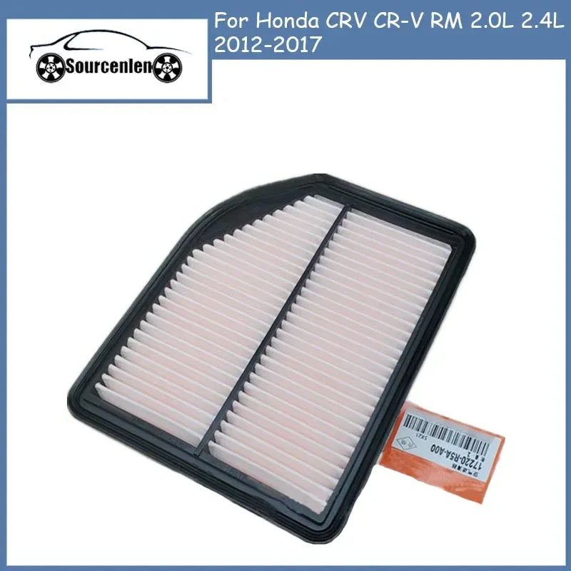 Car Engine Air Filter for Honda CRV CR-V RM 2.0L 2.4L 2012-2017 OEM:17220-R5A-A00 17220R5AA00