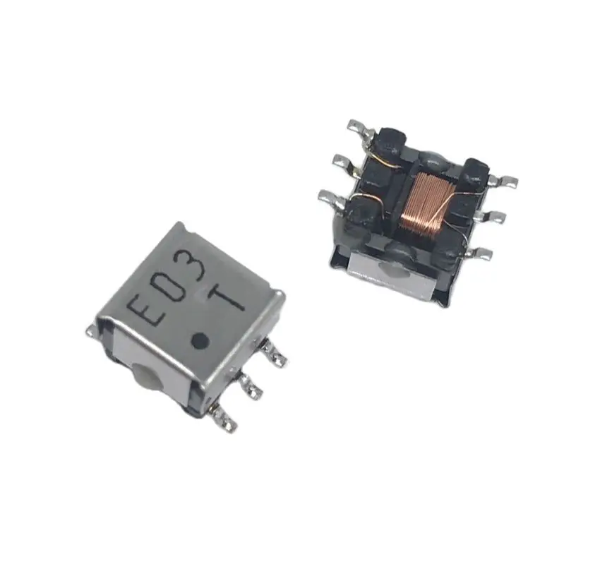 10pcs/  imported patch EE5.0 SMD6 pin precision current transformer winding ratio 100 to 1