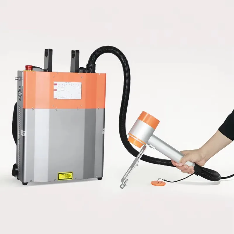 50w 100w 200w Backpack Handheld Pulsed Laser Lazer Cleaning Machine for Rust Paint Oil Portable Laser Cleaner