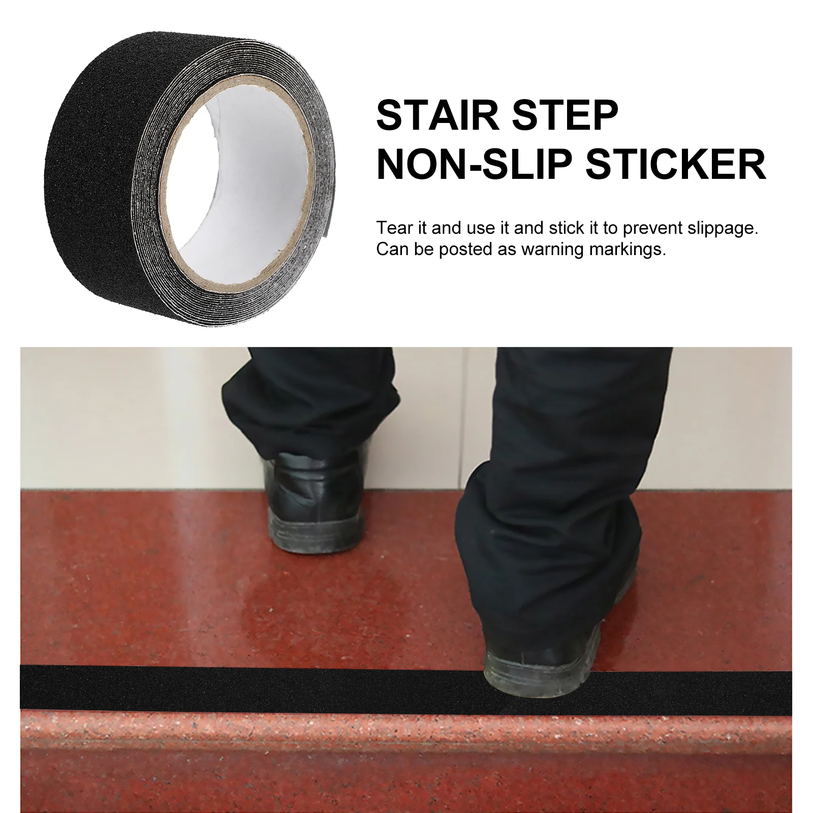 Matte Non-slip Tape Stair Sticker Thick PVC Nail Stickers Pedal Wear-Resistant Anti Waterproof Floor Glue
