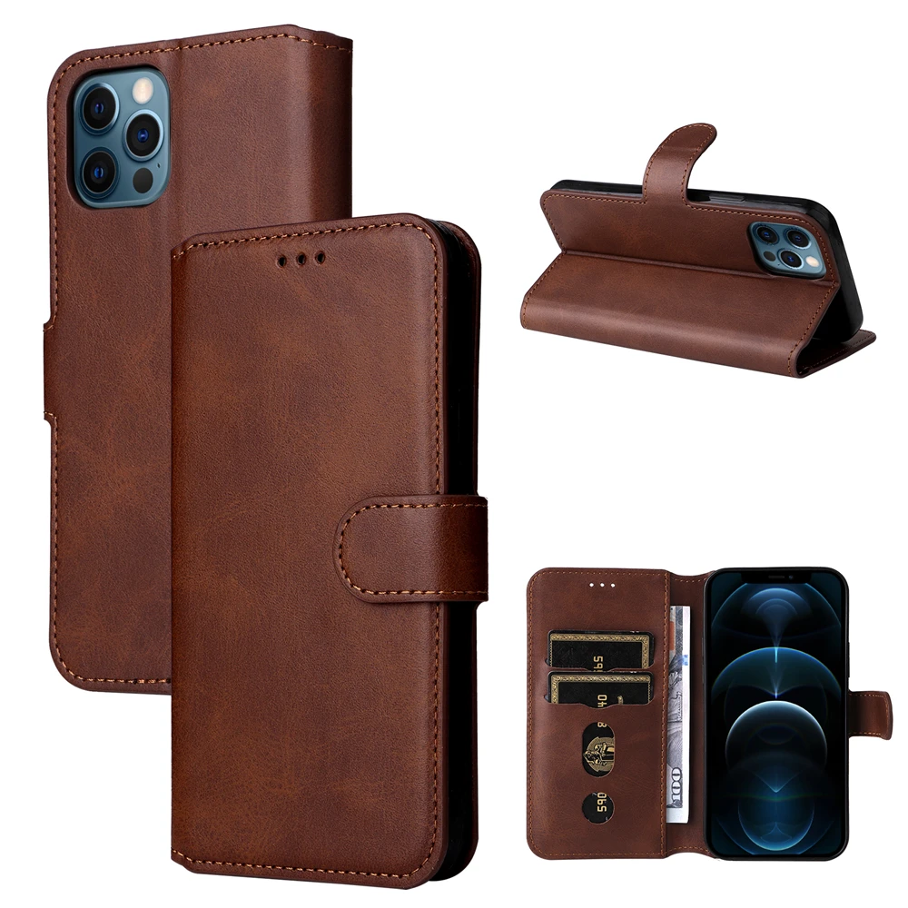 Plain Business Leather Case For Huawei ENJOY 60 Pro 50Z NOVA 10 PRO SE Y61 MAIMANG 20 Magnetic Wallet Faux Cowhide Cover Fundas