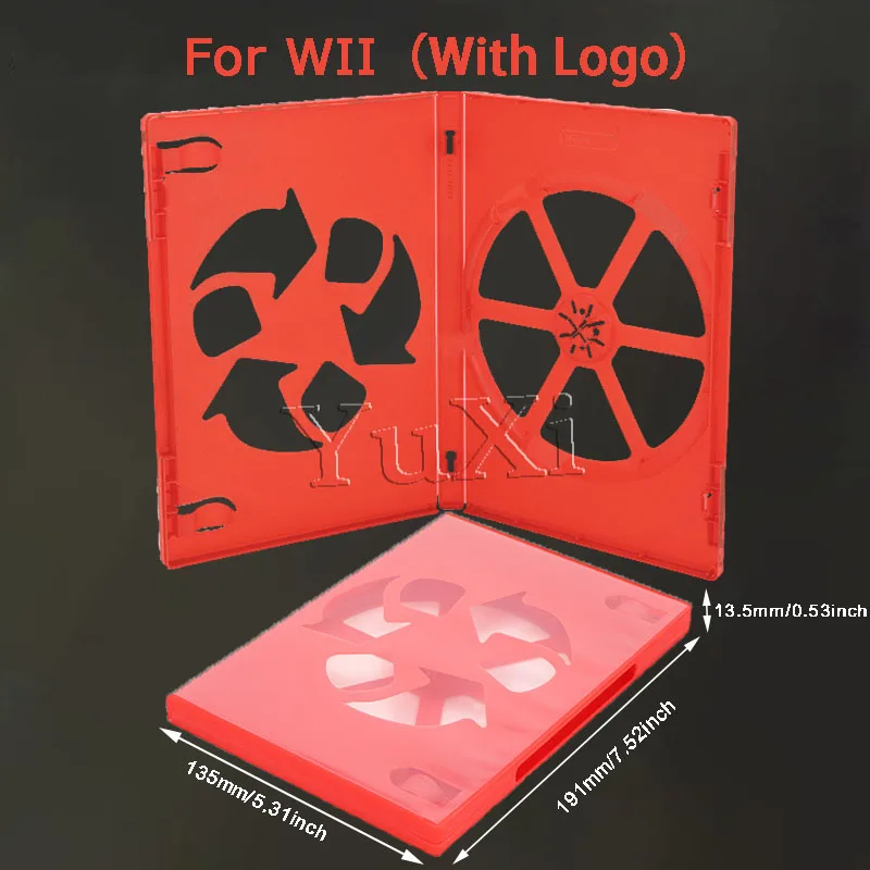 YuXi 1 قطعة استبدال الحال بالنسبة PS3 PS1 WII XBOX لعبة القرص الغيار صندوق CD متعدد الوظائف كرتون الألعاب صندوق تخزين قوس