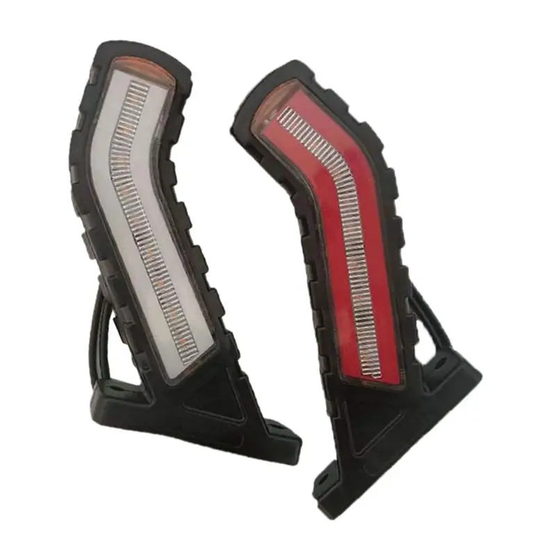 

AEA6-Running Water Tail Lights Waterproof Trailer LED Lighting Neon Stalk Side Marker Lamp 24V, 2Pcs