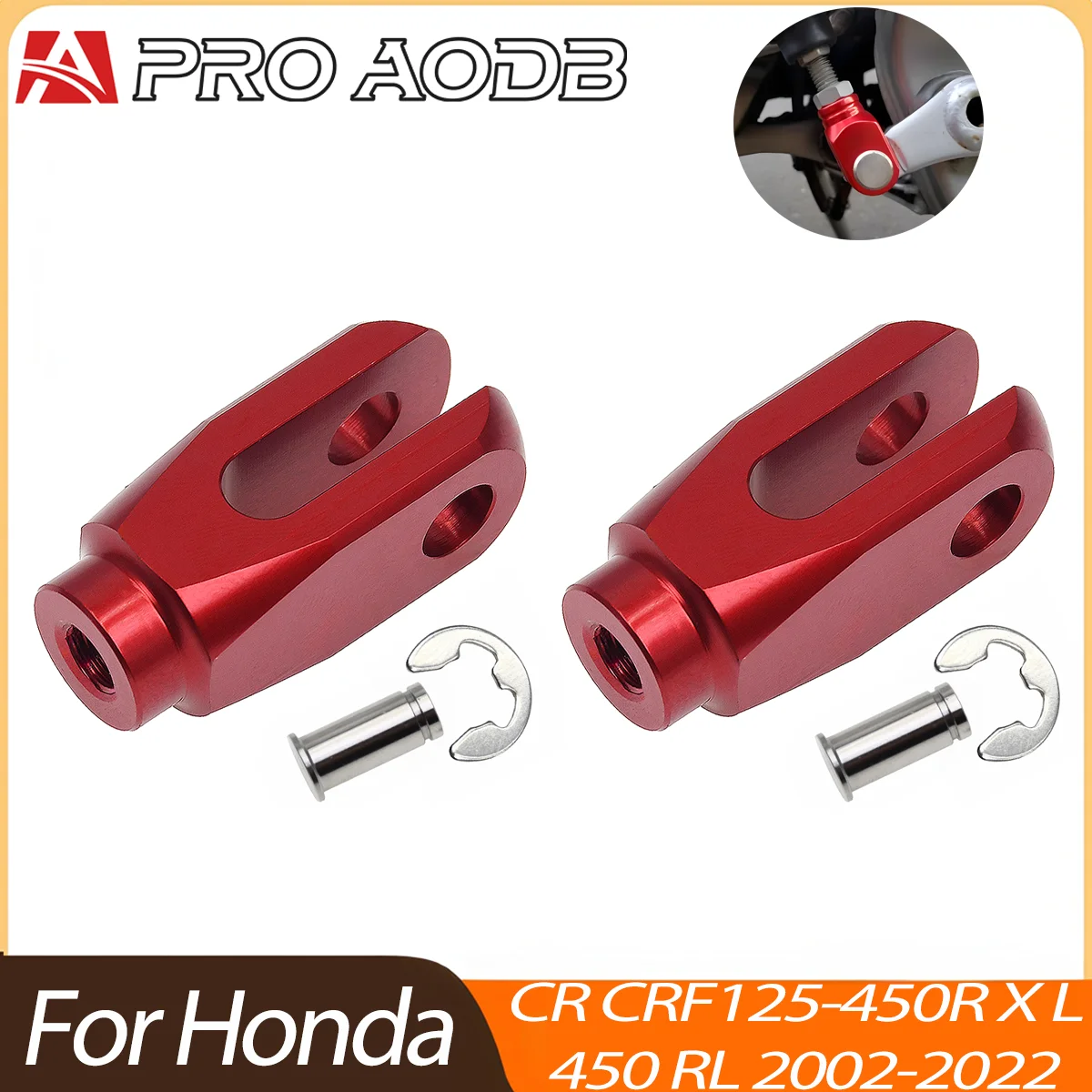 

CNC Rear Brake Clevis For Honda CRF 250R 450R CRF150R CR125R CR250R CRF250R CRF250X CRF250RX CRF250F CRF450R CRF450X CRF450RX