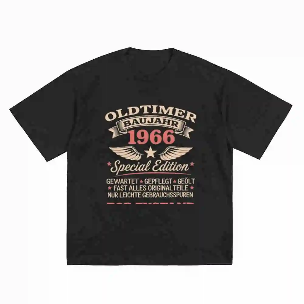 Oldtimer Baujahr 1966 Short Sleeve Tee 100% Cotton T-Shirt
