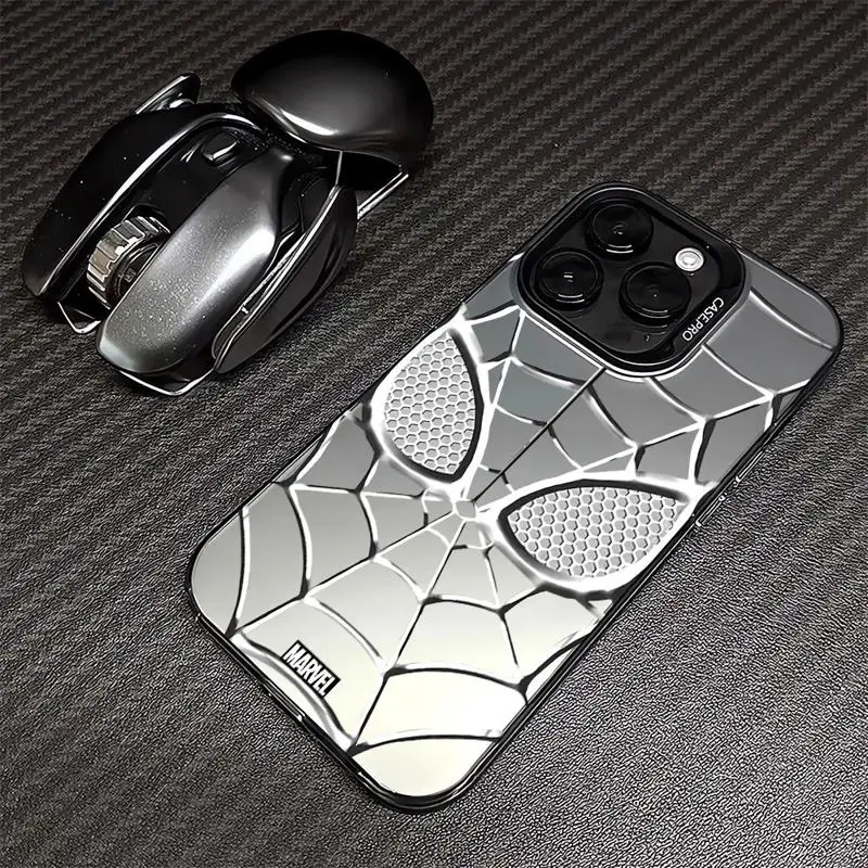 Marvel Spider Man Metal Logo Phone Case for Realme 8i 9i 10 10 Pro 4G 5G 11 Pro 12 C15 C20 C21 C21Y C31 C35 C53 C55 Soft Cover