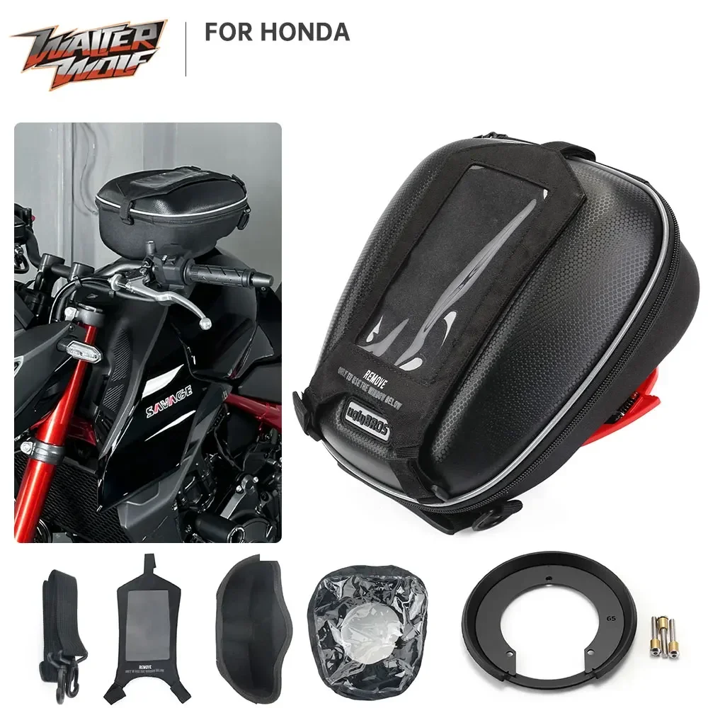 

For Honda CB750 Hornet 750 Tank Bag Tanklock Flange Luggage Bags CBR650F CB 400F 500F 1300 CB400F CB250R CB150R VFR800 CBR1000RR