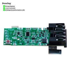 For M18 Li-ion Battery Replacement PCB Charging Protection Board Box Shell for Milwaukee 18V 6Ah Label Lithium Battery Housing