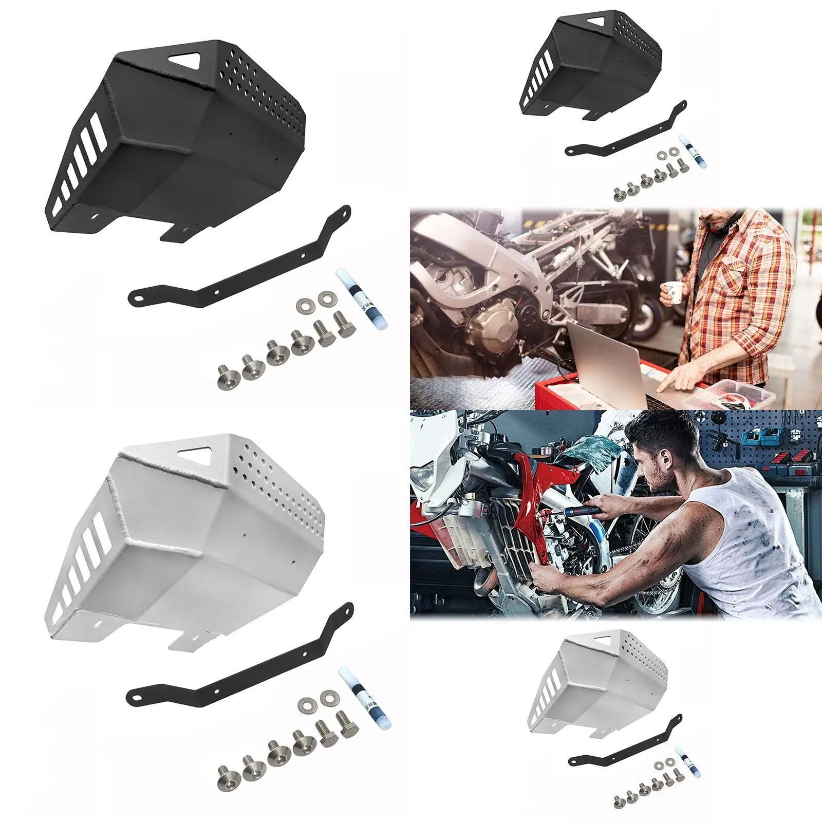 

Комплект защиты шасси из алюминиевого сплава, износостойкая опорная пластина двигателя, детали мотоцикла для Honda CT125 JA55 JA65 2020-2023