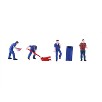 RM 1:64 Mini Automobile Repairman Mini Figure Model