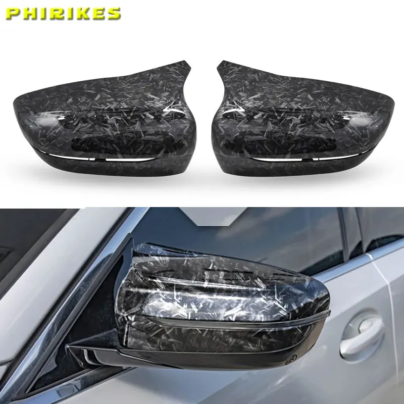 

Carbon Fiber Exterior Side Rearview Mirror Cover Trim For BMW 3 4 5 7 8-Series G20 G21 G28 G11 G12 G14 G15 G16 G30 G31 G38 G22
