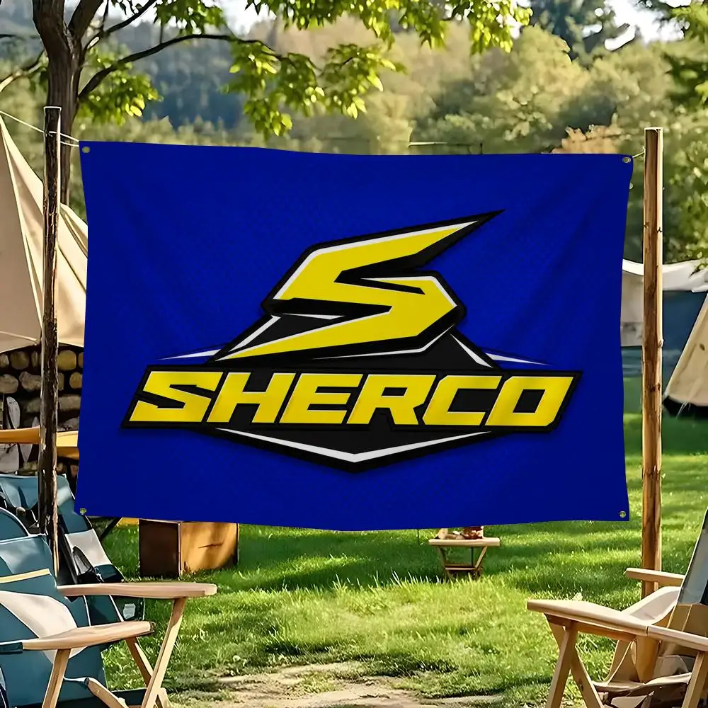 Brand Sherco Flags flag For Decoration Outdoor Picnic Hanging Home Camping Party Banner