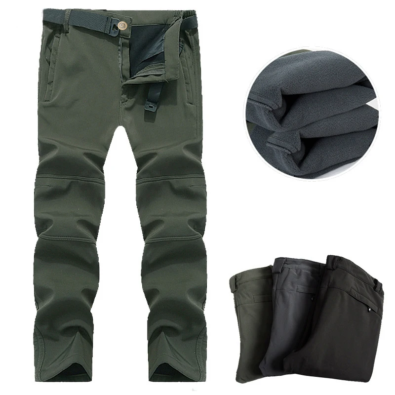 Pantaloni impermeabili invernali uniformi tattiche pantaloni da combattimento da caccia militari uniformi militari termiche Softair per abbigliamento da lavoro da uomo