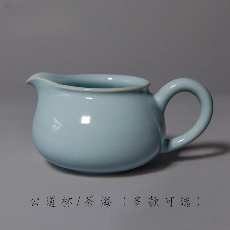 

Ruzhou raw ore Ru porcelain Origin Ru kiln fair cup tea sea tea ware Junbao name Ru agate glaze can be raised