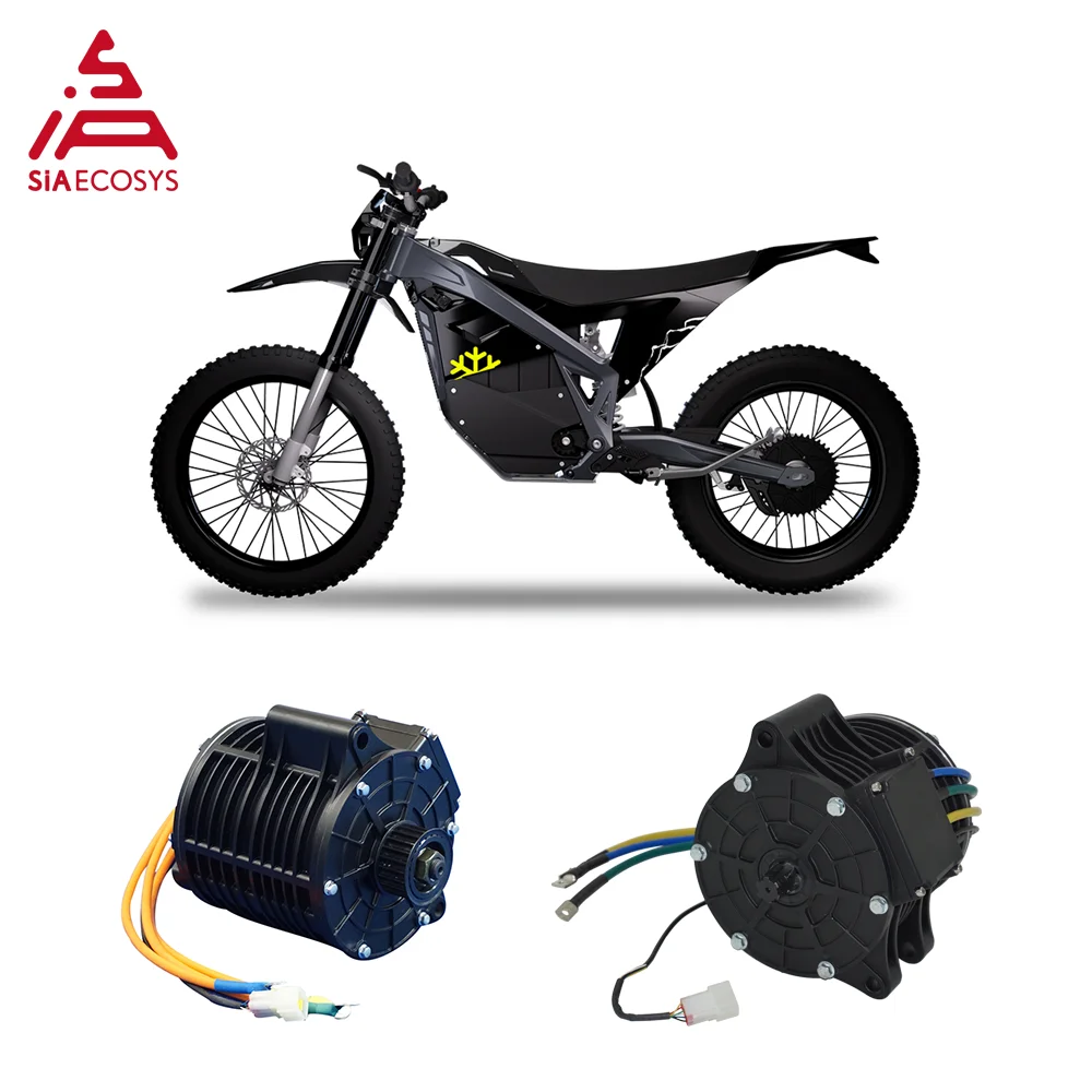 

QS Motor QS138 3000W 70H V2 Mid Drive Motor 72V Electric Motor Max 6000W Engine with Belt/Sprocket for Electric Motorcycle