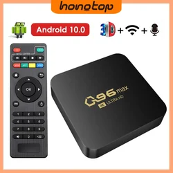 HONGTOP WIFI 4K Q96 MAX Smart TV Box 2.4/5G Set-top Box Android 10.0 Odtwarzacz multimedialny Android Quad Core Smart TV Box Odtwarzacz multimedialny