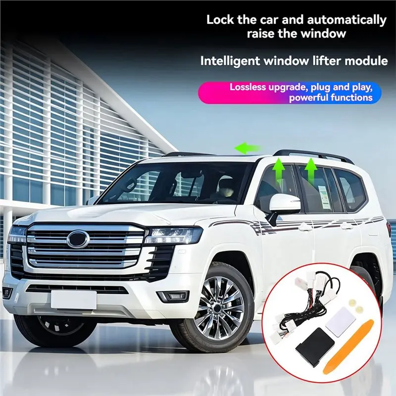 ABQB-Auto Window Close Module Lifter For Toyota Land Cruiser LC300 2016-2022 Smart Lock Window Lift Control Unit