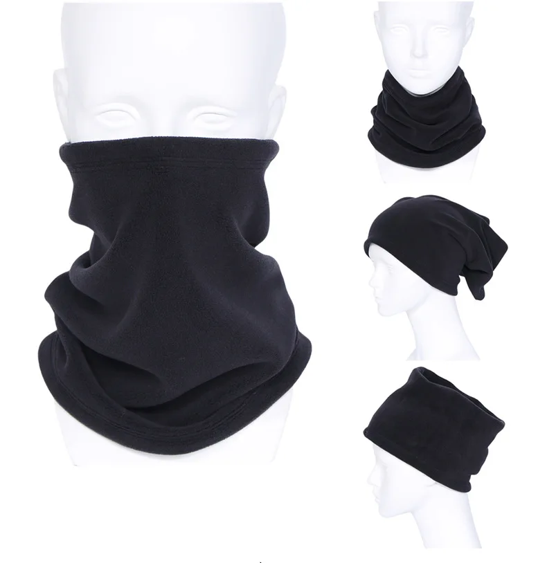 Luxus Winter Skifahren Kaschmir Warmer Schal Männer und Frauen Outdoor Winddicht Kältebeständig Solide Gamasche Magisches Kopftuch Halsabdeckung – Detail 6
