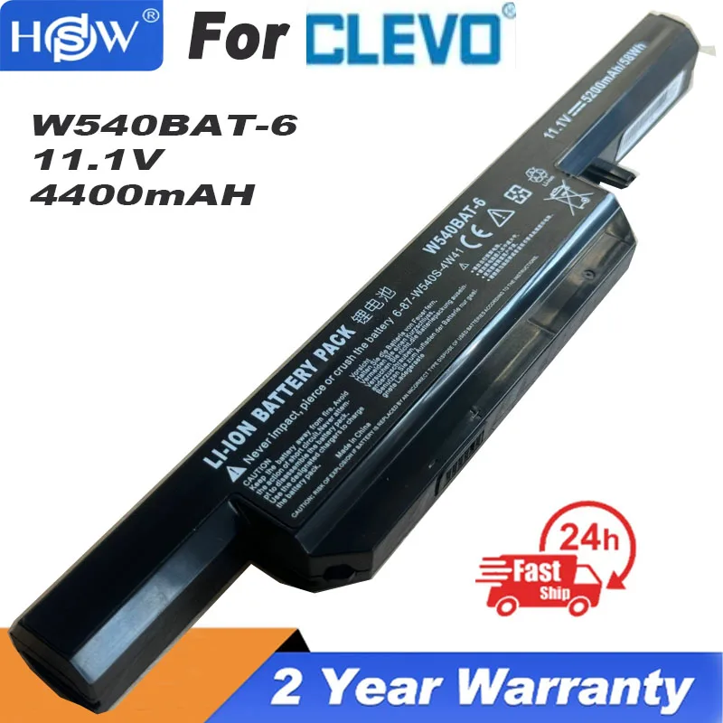 

W540BAT-6 11.1V Laptop Battery For CLEVO W550SU1 W550SU2 W551SU1 6-87-W540S-427 6-87-W540S-4U4