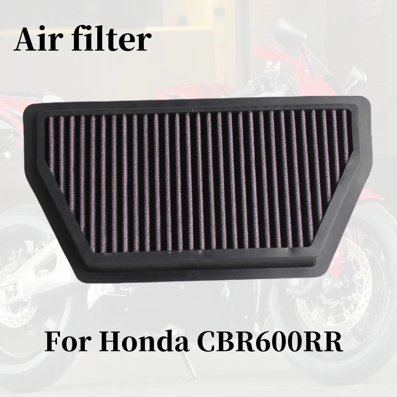 

Motorcycle Air Filter Element for Honda CBR600RR CBR 600 RR 2007-2018 Cleanable High Flow Intake System Motorbike Accessories