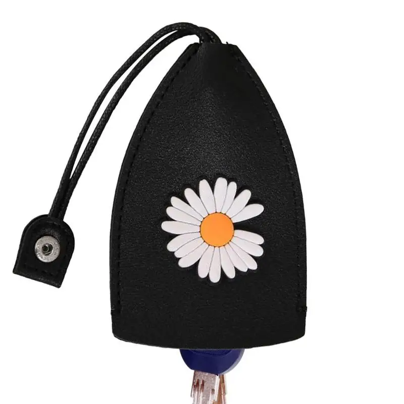 Pull Out Key Bag Portable Key Bag PU Leather Protective Case Key Sleeve Key Fob Case Car Key Holder Case Pull Out Car Key Case