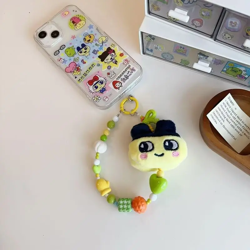 Kawaii Tamagotchi Handykette Niedliche Mametchi Handy-Hängeseil Schlüsselanhänger Tasche Hängekette Zubehör