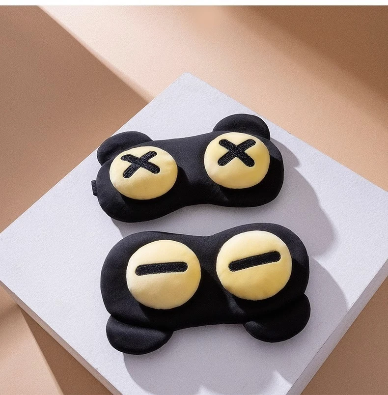 قناع عين لطيف للنوم مهدئ لتعب العين، ضغط دافئ، ارتداء أقنعة عين مريحة للأطفال والطلاب #2