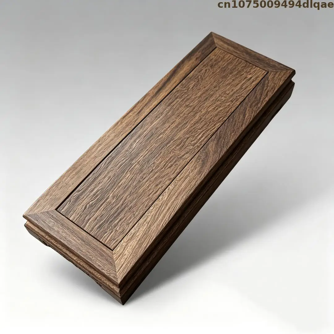 Vintage Pedestal Home & Office Desk Decor Solid Wood Display Stand - Miniature Table Base for Vase,Bonsai, Tea Sets, Figurines