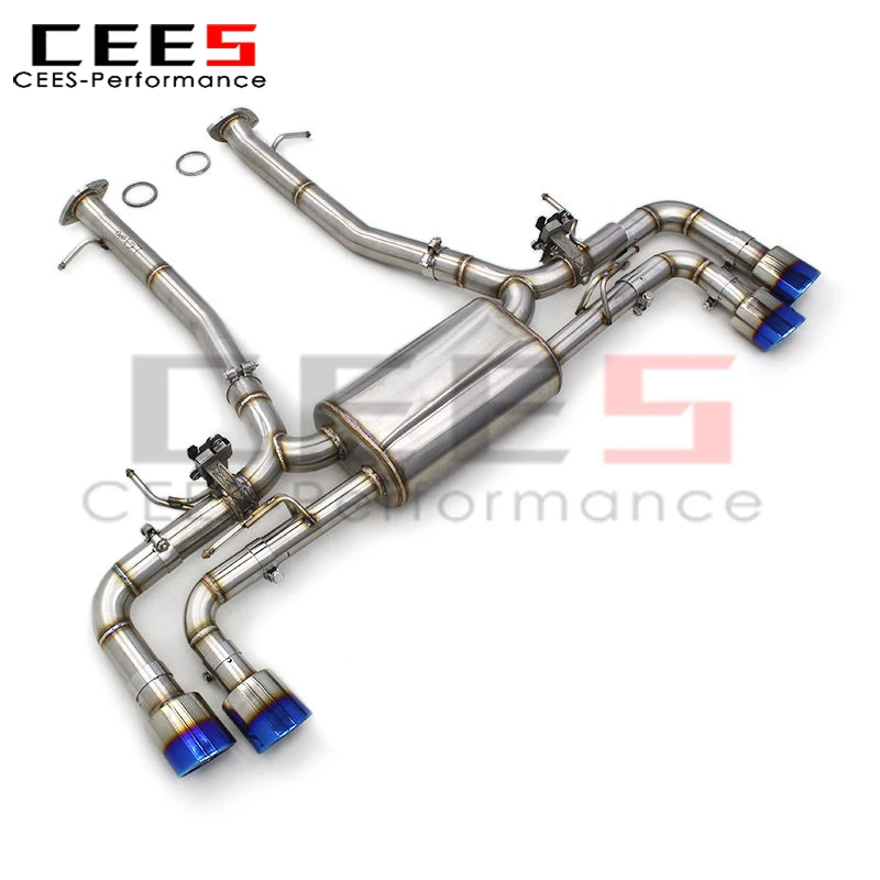 

Задняя выхлопная система CEES Valvetronic для Lexus LC500 LC500H 3,5L 2016-2021 Escape, выхлопная система гоночного автомобиля из нержавеющей стали