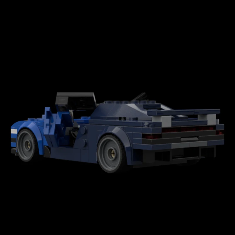 스피드 레이싱 카 모델 MOC 빌딩 블록 하이브리드 슈퍼 스포츠카 모듈형 기술 어린이 휴일 선물 조립 장난감 세트