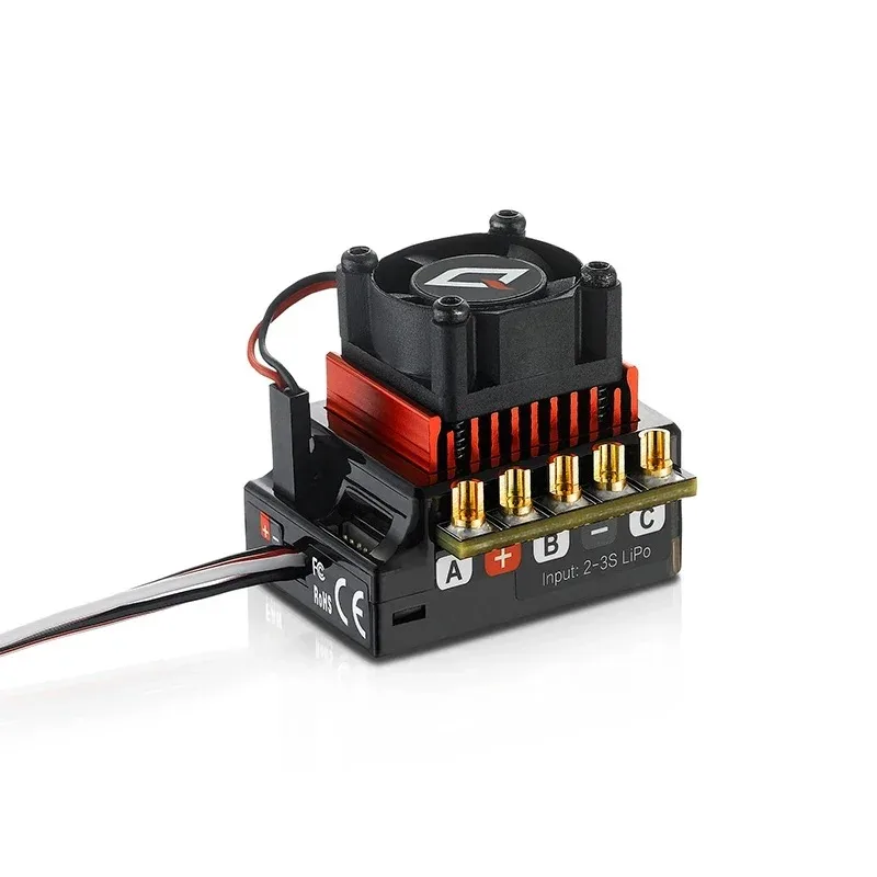 Original HOBBYWING QuicRun 3650SD G2 Induction Brushless Motor And QUICRUN 10BL120-SENSORED G2 For 1/10 RC Car