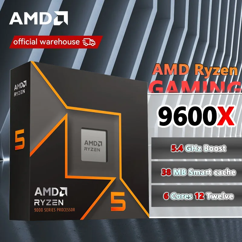 AMD R5 9600X Ryzen 5 9600X Neue Box ohne Lüfter