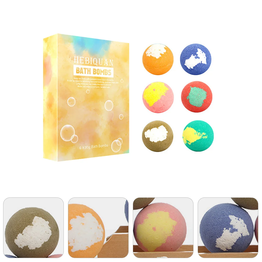 Football Friend Gift Bath Balls Bathing Bubble Salt Lavender with Herbal Essential Oils Sea ​​ Elderly Pcs Set